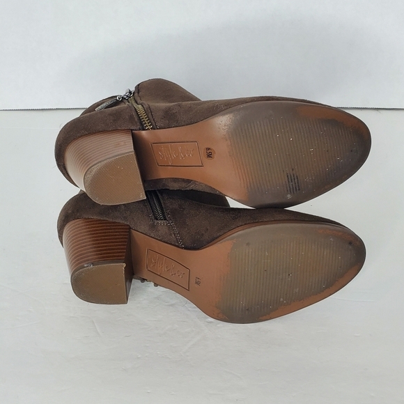 Style & Co. Dark Green Ankle Booties - Picture 6 of 6